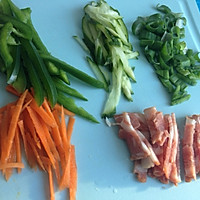 炒面—培根青菜DIY的做法图解2