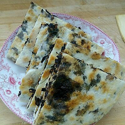 自制梅干菜烙饼（手抓饼版）的做法