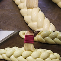 布里欧修辫子面包（5、6股辫）的做法图解13