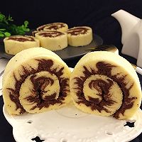 #奇妙烘焙屋#可可旋风蛋糕卷的做法图解26