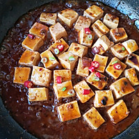 简单易烧的黄金虾酱烧豆腐 ，拿肉跟我换都不给！#下饭红烧菜#的做法图解11