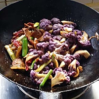 干煸紫花菜的做法图解9