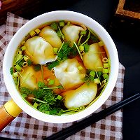 #味达美·名厨汁味正当夏#简单省事，爽口开胃的鲜汤饺子的做法图解12
