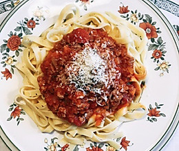 正宗意大利肉酱面（Pasta bolognese)的做法