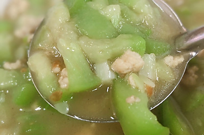 肉末丝瓜汤