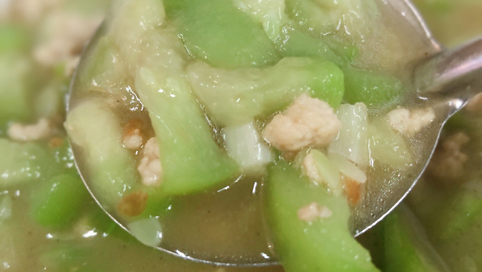 肉末丝瓜汤