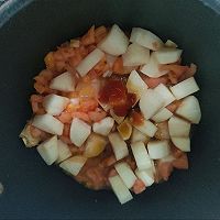 白萝卜番茄汤#冬季滋补花样吃法#的做法图解6