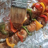 烤彩椒鸡肉串的做法图解7