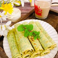 #黄河路美食#茴香鸡蛋卷饼的做法图解18