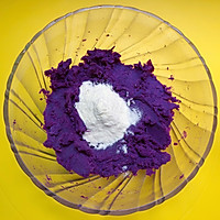 免开酥#紫薯桃花酥的做法图解3