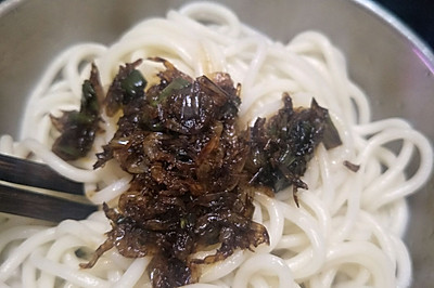 虾皮葱油拌面