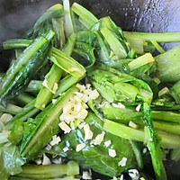 豉香油麦菜的做法图解5