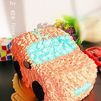 生日蛋糕之小汽车#九阳烘焙剧场#的做法图解13