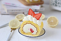 柠檬草莓蛋糕卷的做法