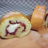 草莓奶冻卷~长帝3.5版电烤箱CKTF-32GS试用~的做法图解13