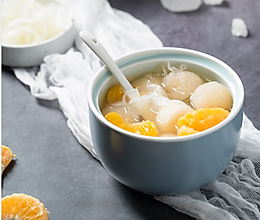 银耳秋梨炖柑橘《24节气-立秋》蒸箱的做法