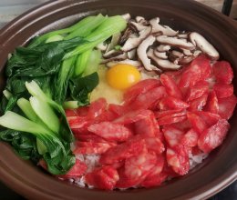 简单又好吃的腊肠煲仔饭#奶香此刻，焙有钱花#的做法