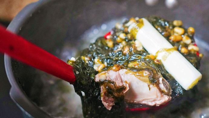 清热解毒 润肺止咳 入秋·绿豆紫菜排骨汤