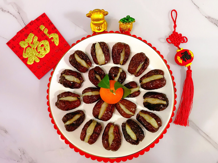 笑口常开（糯米枣甜点）的做法