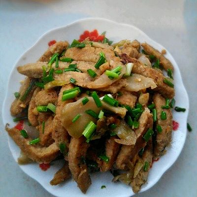 榨菜炒豆渣饼——乌江榨菜