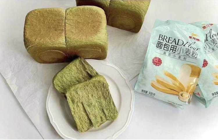 超软菠菜吐司的做法