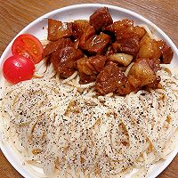 #享时光浪漫 品爱意鲜醇#酸奶油牛腩意面的做法图解10