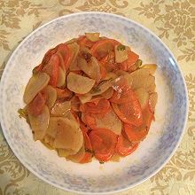 炒胡萝卜土豆片