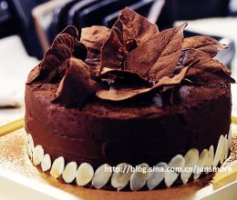 巧克力落叶蛋糕的做法