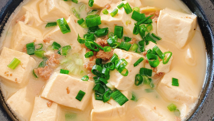 砂锅肉末豆腐