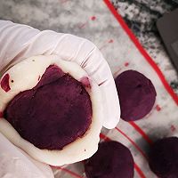 颜值内涵都在线的冰皮紫薯月饼的做法图解1