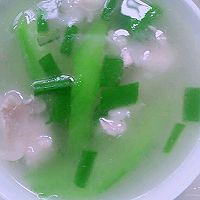 【独家】丝瓜瘦肉汤的做法图解5