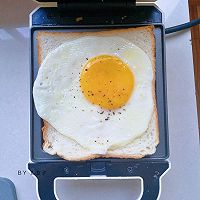 #肉食者联盟#肉松鸡蛋帕尼尼#麦子厨房早餐机#的做法图解4