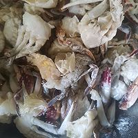 酱爆葱姜梭子蟹块的做法图解4
