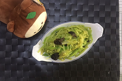 素食减脂-炒青笋