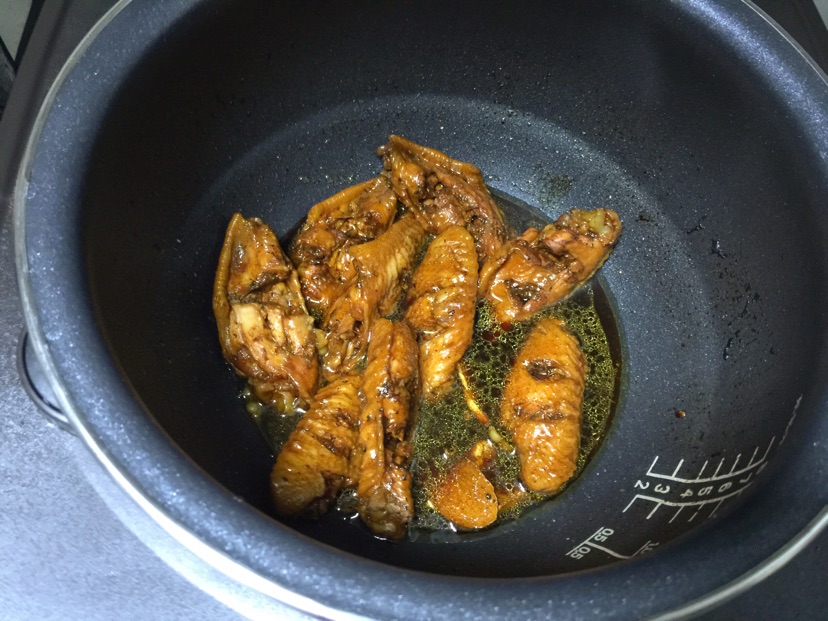 可乐鸡翅#松下饭煲年味#的做法图解7