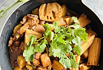 #旅行中的美味#土豆莲藕炖鸡肉的做法