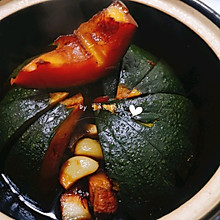 石锅南瓜焖红烧肉