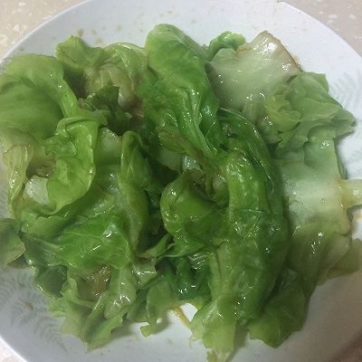 秘制白灼圆白菜