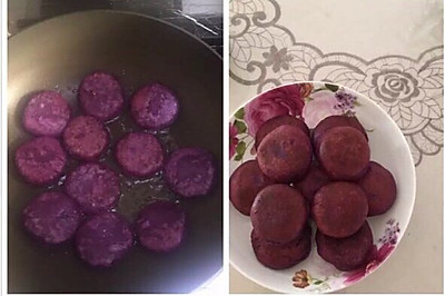 紫薯饼（宝宝辅食）