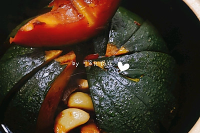 石锅南瓜焖红烧肉