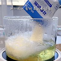 茉莉花双皮奶冻，搅一搅就成功的做法图解2
