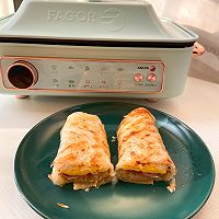 家常美食｜培根鸡蛋手抓饼的做法图解4