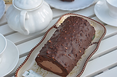 巧克力脆皮蛋糕卷