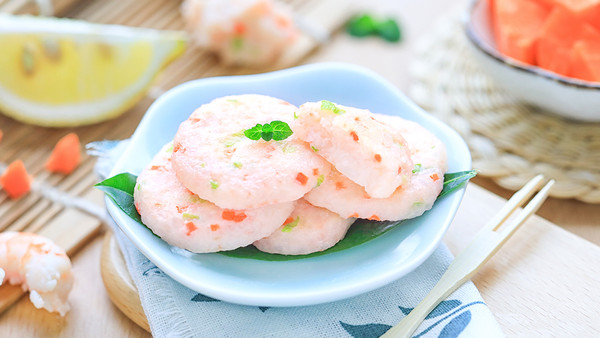 米饭鲜虾饼