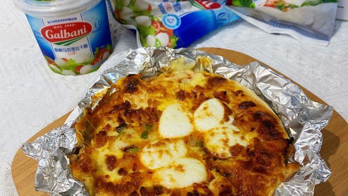 奥尔良风味鸡肉披萨