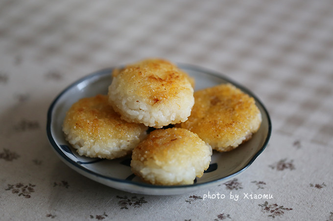 米饭煎饼的做法