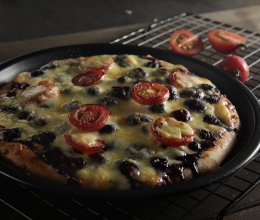 daogrs M6s搪瓷蒸烤箱：爆浆蓝莓披萨的做法