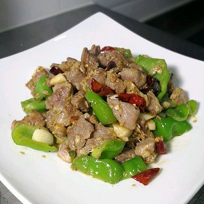 黑椒蒜子牛肉粒