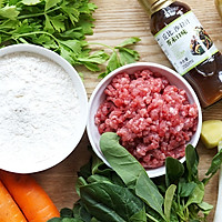 彩色饺子-丘比沙拉汁的做法图解1