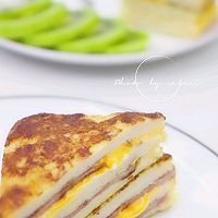 【培根爆浆西多士】｜10分钟搞定茶餐厅经典美味早餐的做法图解13